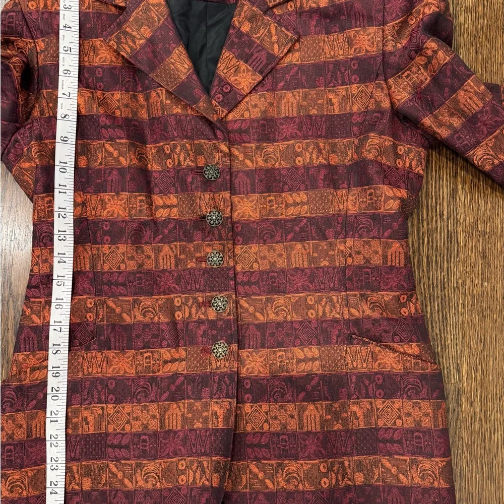 CHRISTIAN DIOR Vintage Blazer V- neck Jacket size 8